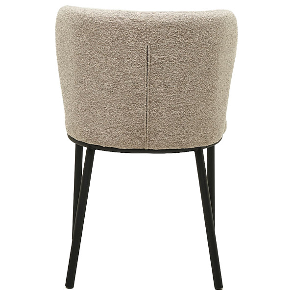 Стілець Vetro Mebel M-140 Білий пісок Тканина Букле-11