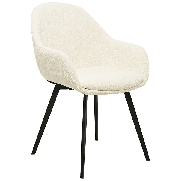 Стілець Vetro Mebel M-160 Айворі Тканина Букле-0