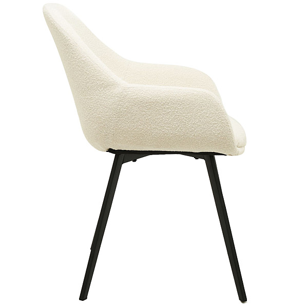 Стілець Vetro Mebel M-160 Айворі Тканина Букле-8