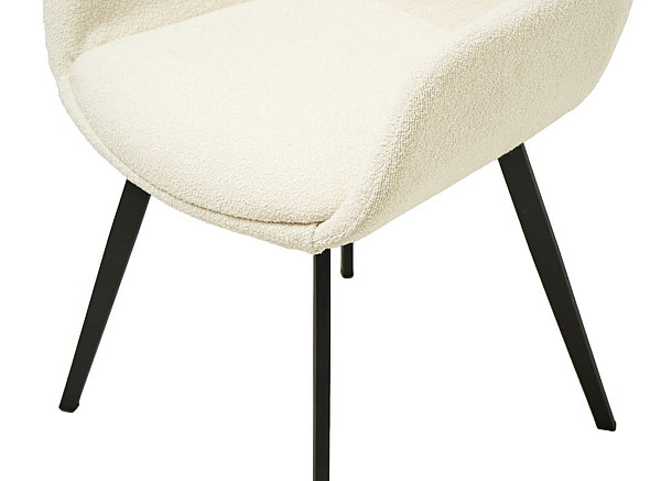 Стілець Vetro Mebel M-160 Айворі Тканина Букле-13