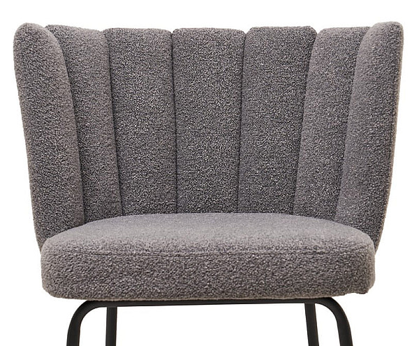 Стул Vetro Mebel M-200 Серый Ткань Букле-5