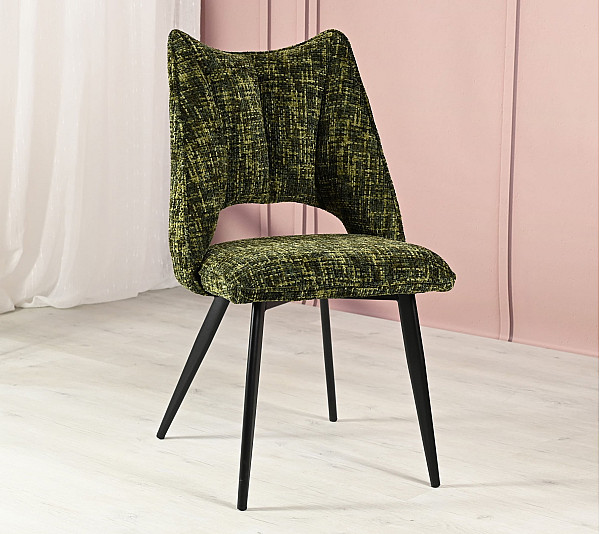 Стілець Vetro Mebel M-217 Форест/чорний тканина-1