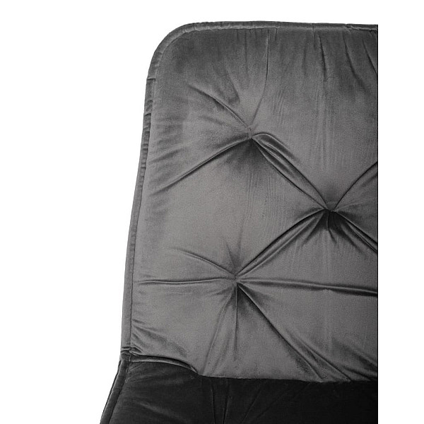 Стілець Vetro Mebel M-48 Сірий велюр-11