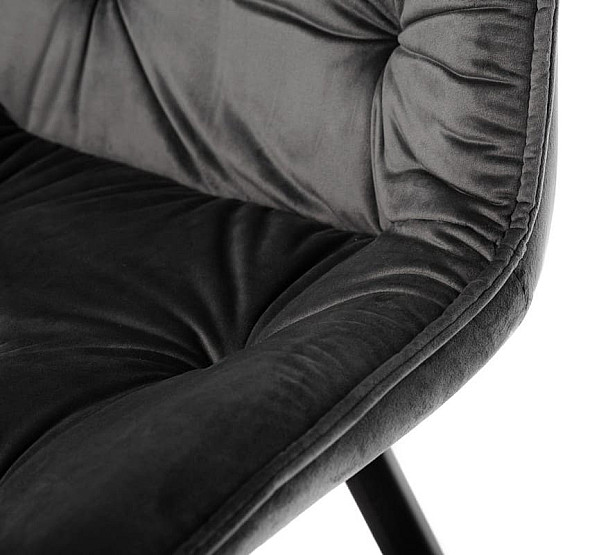 Стілець Vetro Mebel M-48 Сірий велюр-13