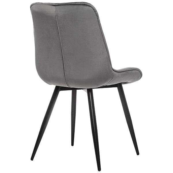 Стілець Vetro Mebel M-48 Сірий велюр-8