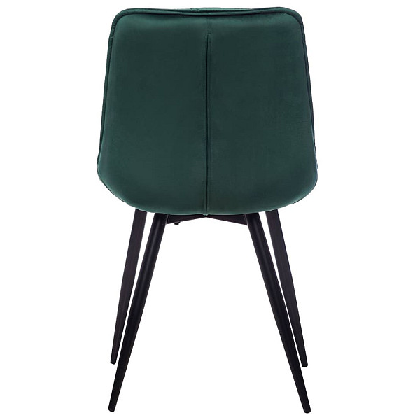 Стул Vetro Mebel M-48 Изумрудный-черный велюр-4