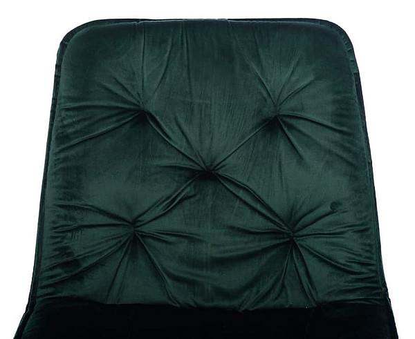 Стул Vetro Mebel M-48 Изумрудный-черный велюр-6