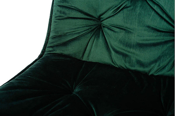 Стул Vetro Mebel M-48 Изумрудный-черный велюр-8