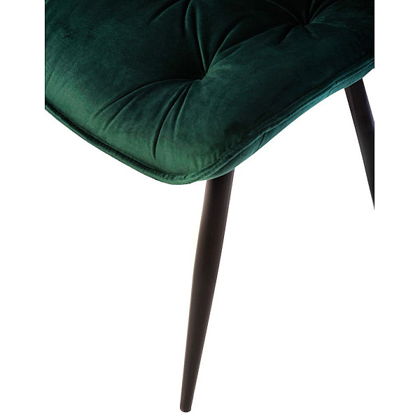 Стул Vetro Mebel M-48 Изумрудный-черный велюр-10