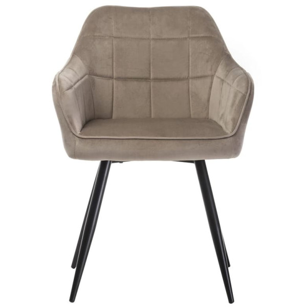 Стілець Vetro Mebel M-62 Капучіно велюр-1