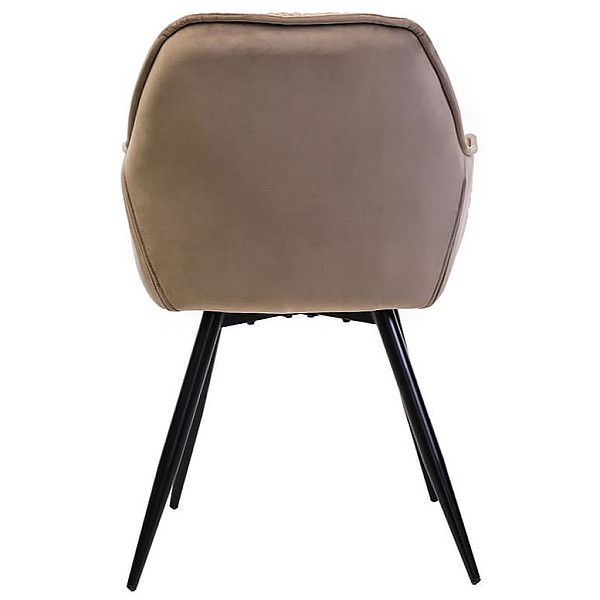 Стул кресло Vetro Mebel M-65 Капучино велюр-4