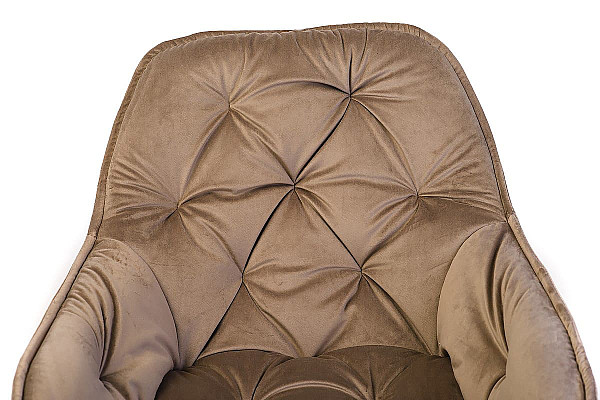 Стул кресло Vetro Mebel M-65 Капучино велюр-5