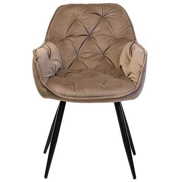 Стул кресло Vetro Mebel M-65 Капучино велюр-1