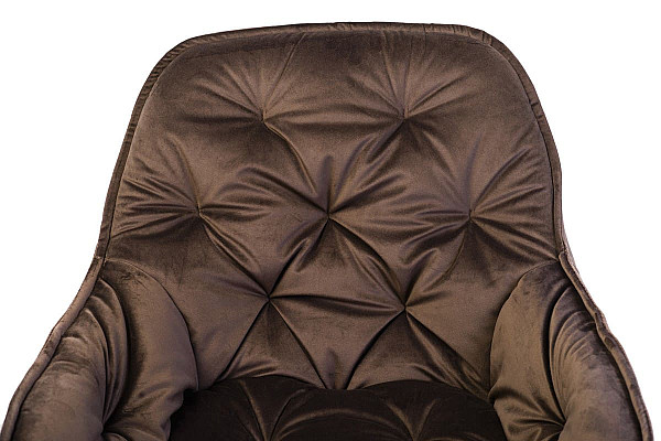 Стілець крісло Vetro Mebel M-65 Коричневий велюр-5