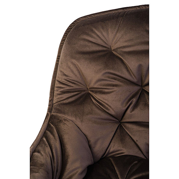 Стілець крісло Vetro Mebel M-65 Коричневий велюр-6