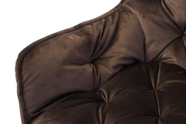 Стілець крісло Vetro Mebel M-65 Коричневий велюр-8