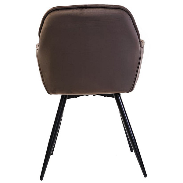 Стілець крісло Vetro Mebel M-65 Коричневий велюр-4