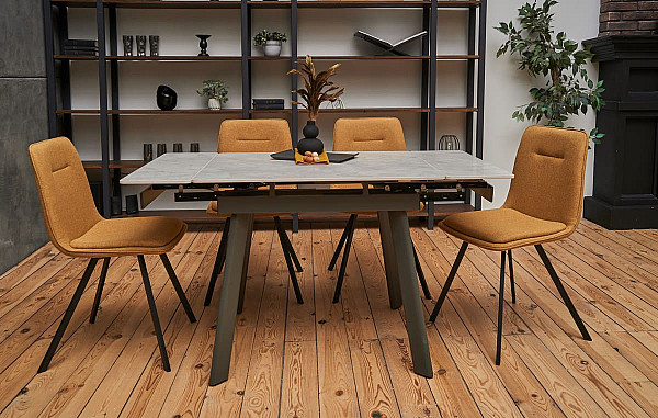 Стул Vetro Mebel M-71 Горчичный ткань-1