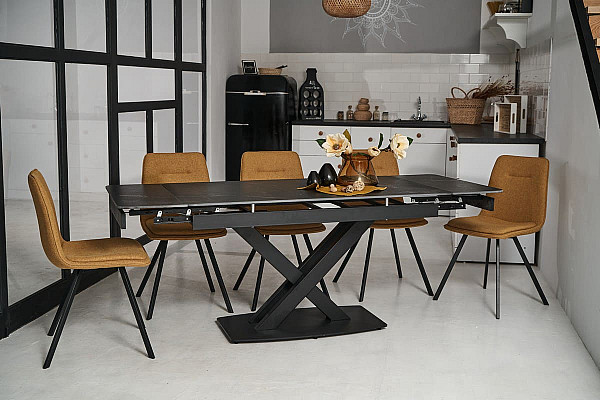 Стул Vetro Mebel M-71 Горчичный ткань-3