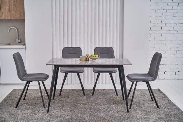 Стілець Vetro Mebel M-71 Сірий тканина-2