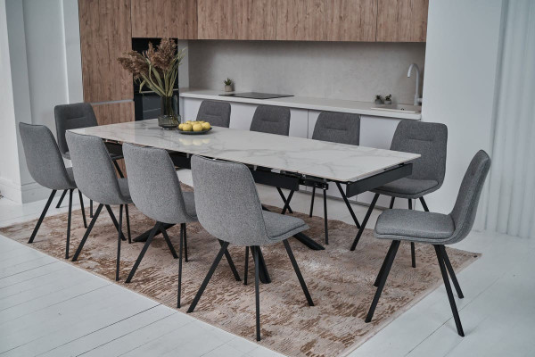 Стілець Vetro Mebel M-71 Сірий тканина-4