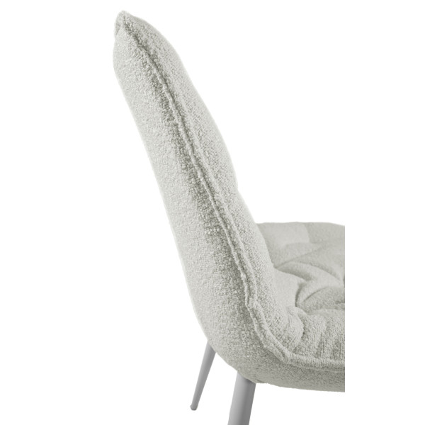 Стул Vetro Mebel M-78 Айвори букле/ айвори-18