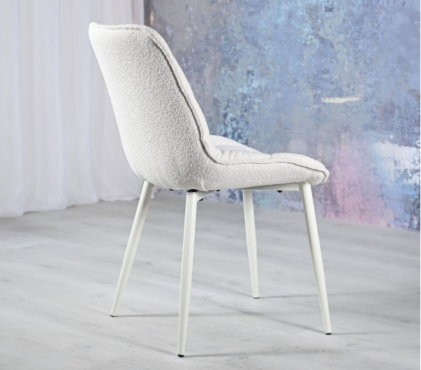 Стул Vetro Mebel M-78 Айвори букле/ айвори-4