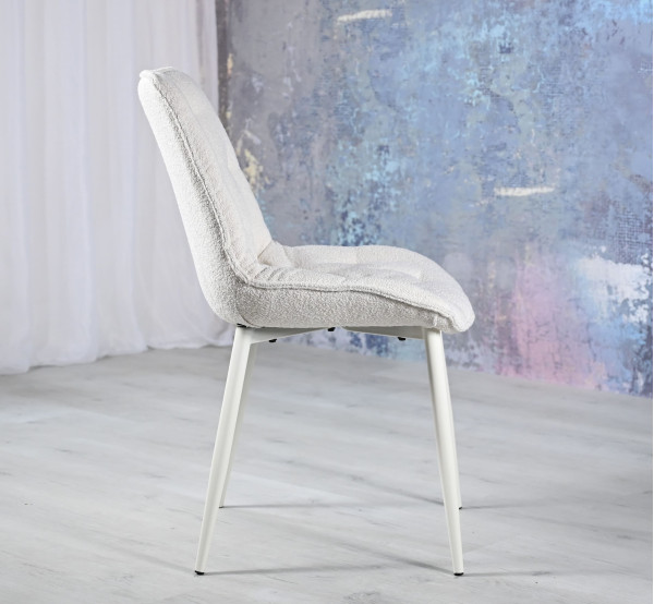 Стул Vetro Mebel M-78 Айвори букле/ айвори-3