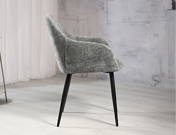 Стілець Vetro Mebel M-95 Попільний/чорний-3