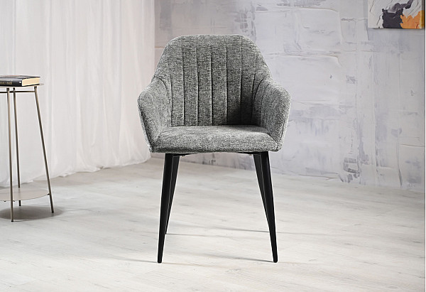 Стілець Vetro Mebel M-95 Попільний/чорний-2