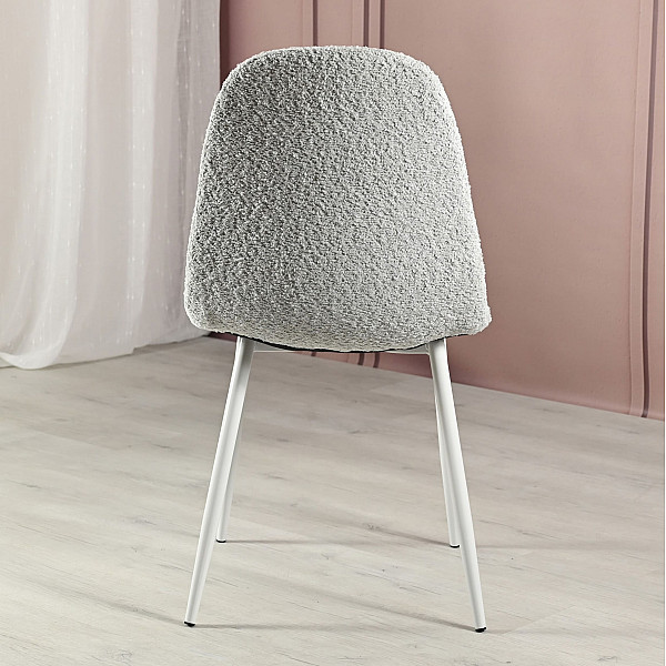 Стілець Vetro Mebel N-160 Айворі букле/білий-5