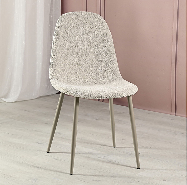 Стілець Vetro Mebel N-160 Крем-брюле букле/капучино-1