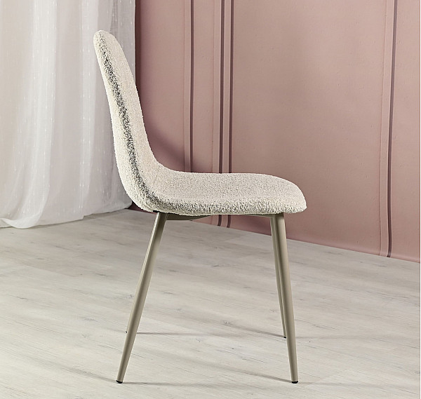 Стілець Vetro Mebel N-160 Крем-брюле букле/капучино-3