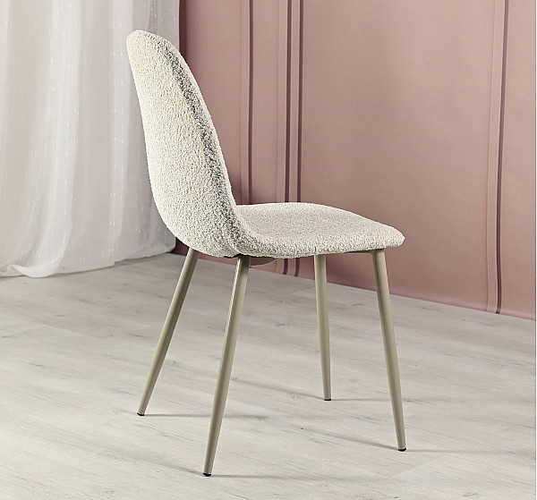 Стілець Vetro Mebel N-160 Крем-брюле букле/капучино-4