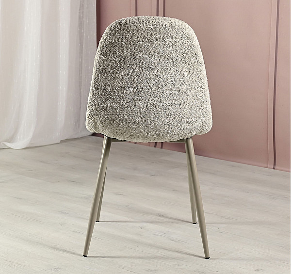 Стілець Vetro Mebel N-160 Крем-брюле букле/капучино-5