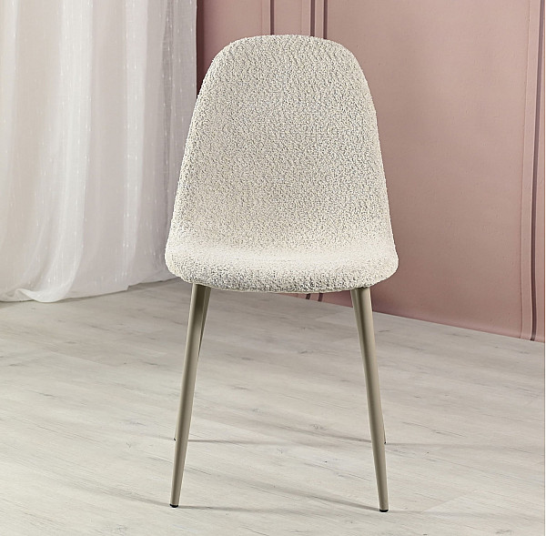 Стілець Vetro Mebel N-160 Крем-брюле букле/капучино-2