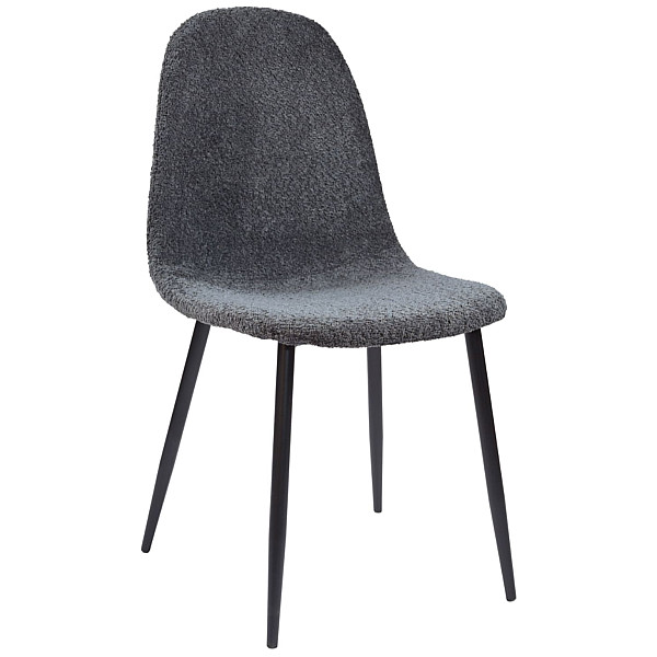 Стул Vetro Mebel N-160 Пепельный букле/черный-0