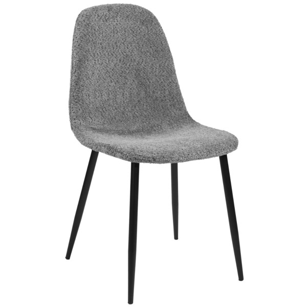 Стул Vetro Mebel N-160 Серый букле/черный-0