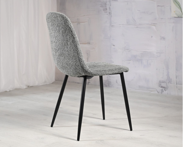 Стул Vetro Mebel N-160 Серый букле/черный-4