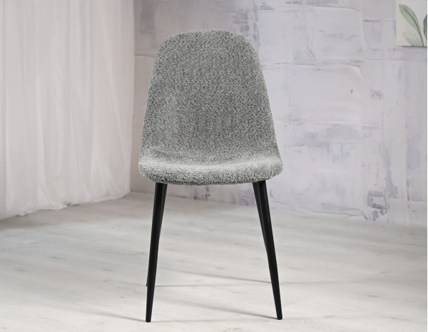 Стул Vetro Mebel N-160 Серый букле/черный-2