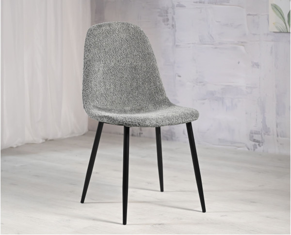 Стул Vetro Mebel N-160 Серый букле/черный-1