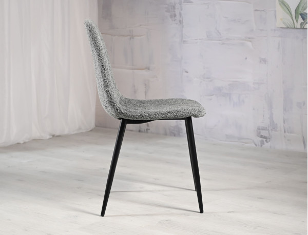 Стул Vetro Mebel N-160 Серый букле/черный-3