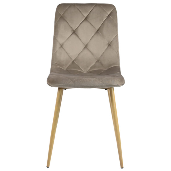 Стул Vetro Mebel N-41 Капучино велюр-дуб-6