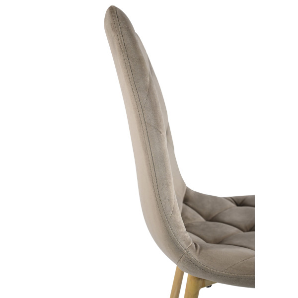 Стул Vetro Mebel N-41 Капучино велюр-дуб-13