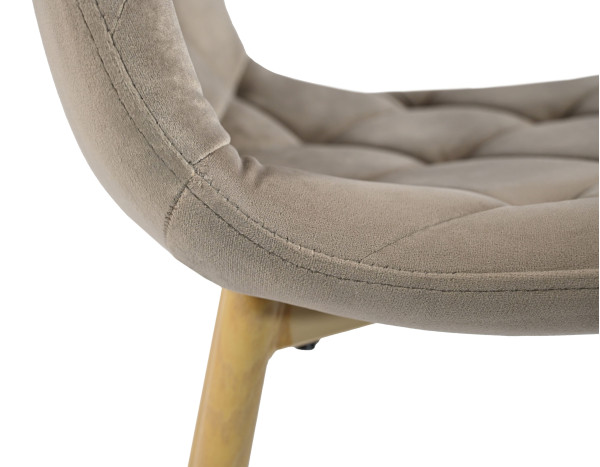 Стул Vetro Mebel N-41 Капучино велюр-дуб-12