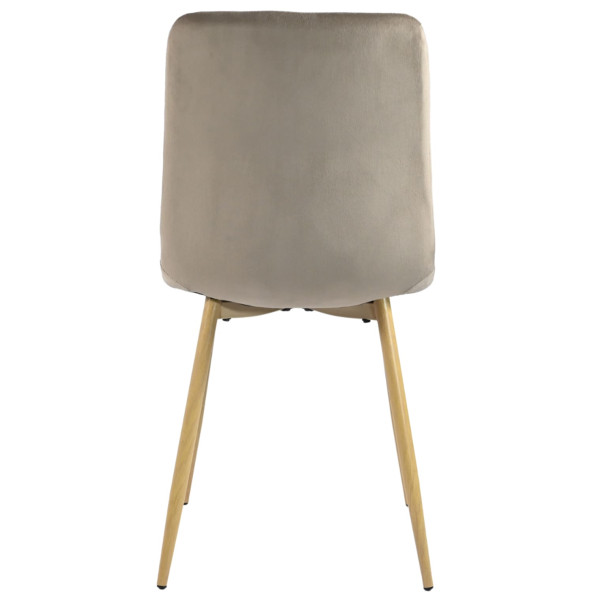 Стул Vetro Mebel N-41 Капучино велюр-дуб-9