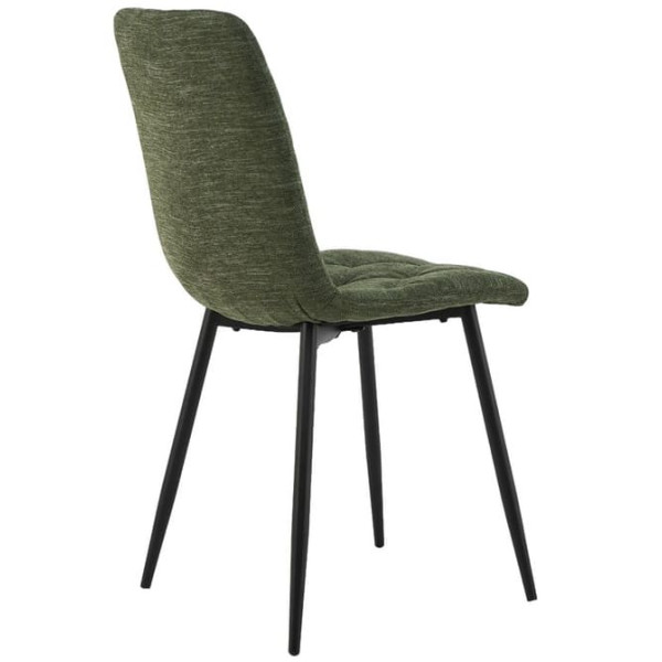 Стул Vetro Mebel N-41 Оливка-черный Рогожка-3