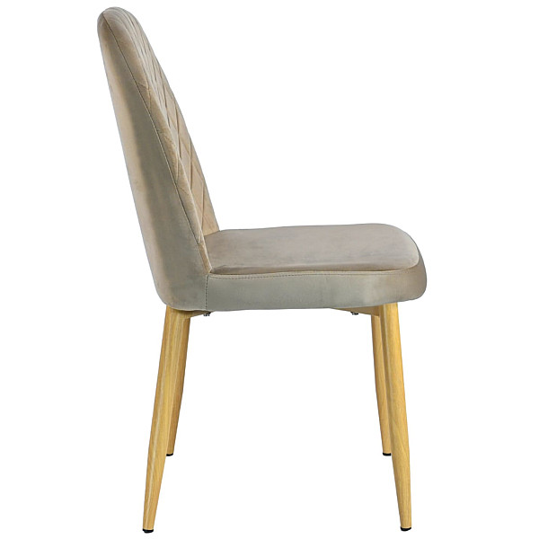 Стул Vetro Mebel N-44 Капучино/Дуб велюр-9