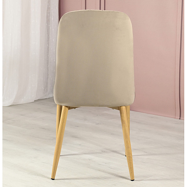 Стул Vetro Mebel N-44 Капучино/Дуб велюр-7