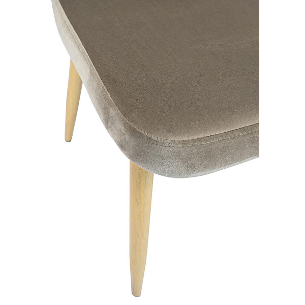 Стул Vetro Mebel N-44 Капучино/Дуб велюр-16